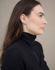 Turtrøye i ull med silke, til dame og herre - Svart