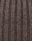 Ribbestrikket cardigan - Brun - swatch