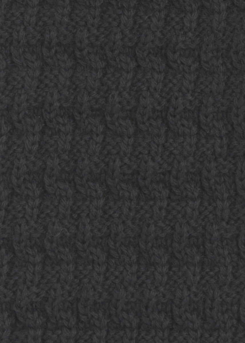 leggvarmere i ull - svart - swatch