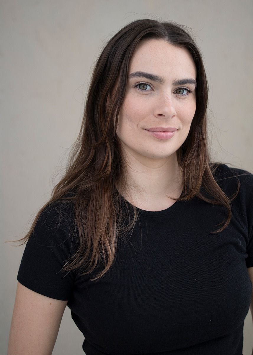 Ulltrøye dame, kort erm, ull med silke - Svart