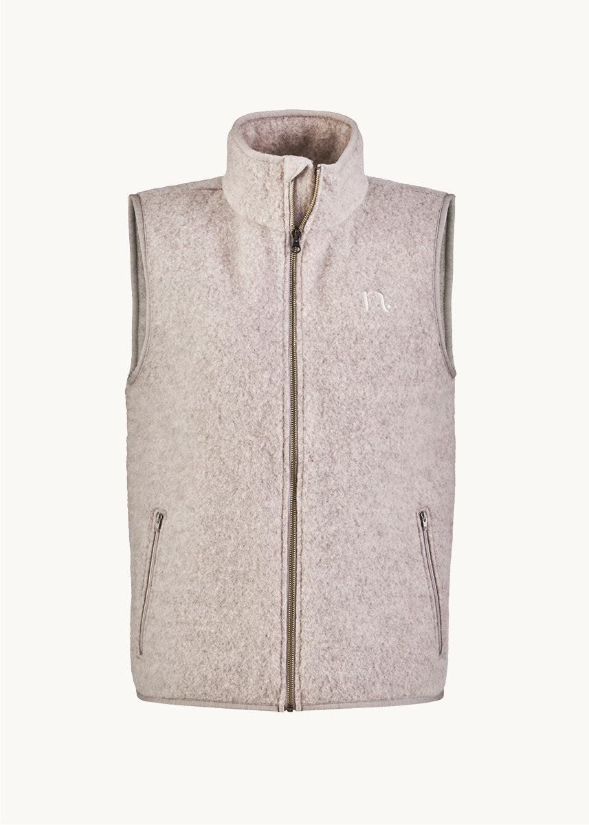 Vest i ullfleece, unisex