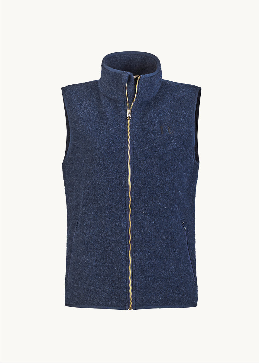Vest i ullfleece, unisex