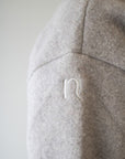 Genser i ullfleece med zip - Linfarget