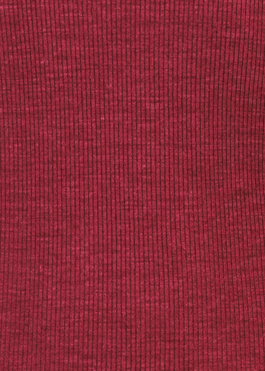 Ull med silke - plomme - swatch