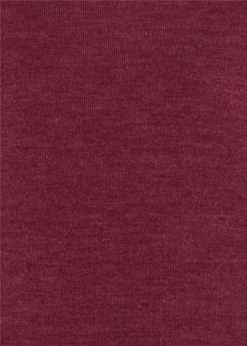 Ull med silke - plomme - swatch