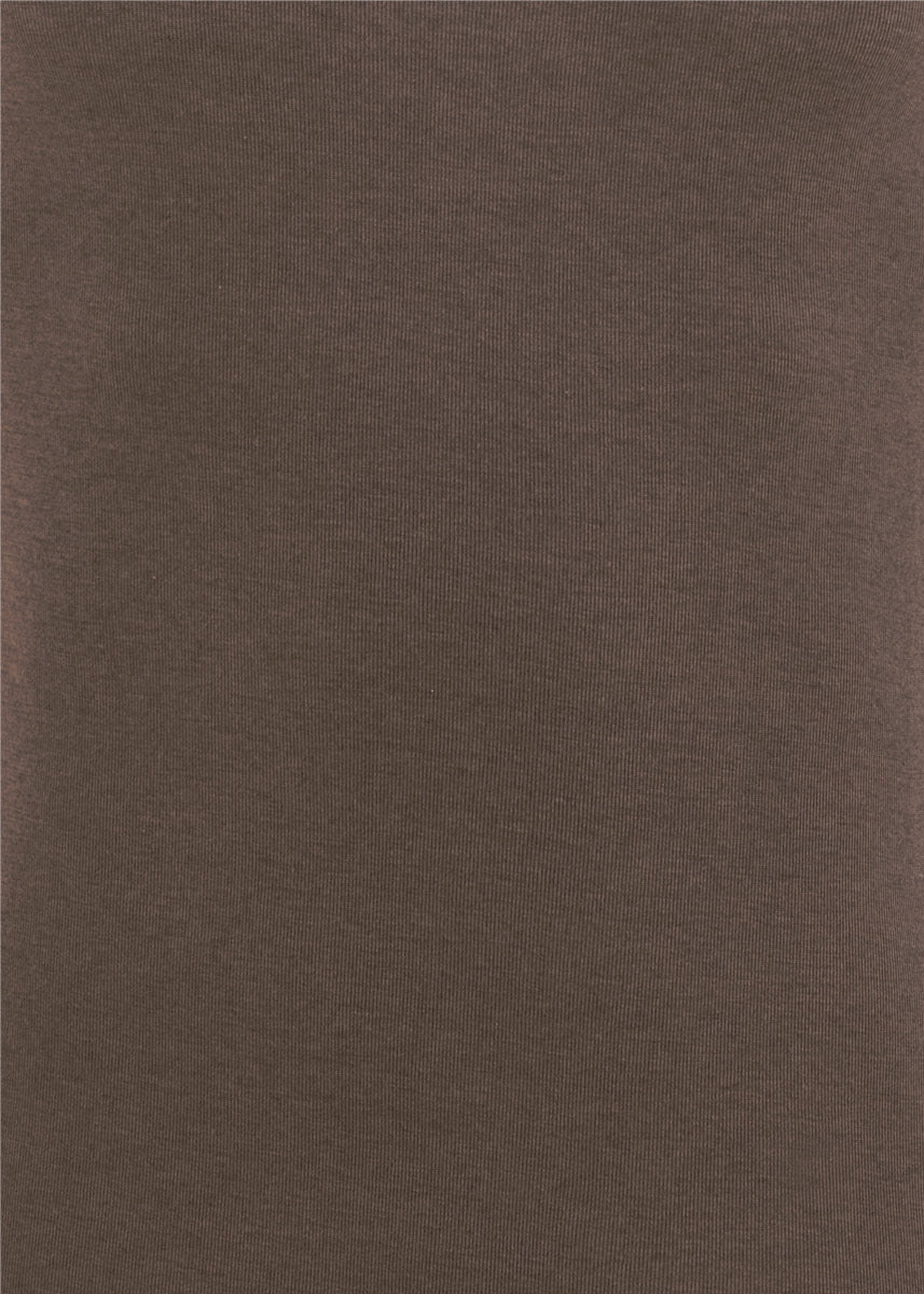 Ull med silke - valnøtt - swatch