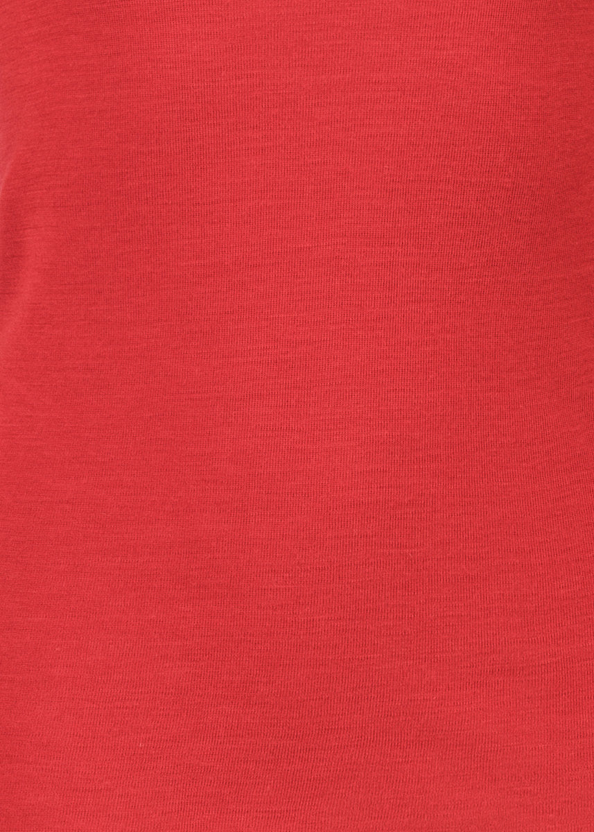 Ull - jordbær - swatch