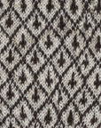Tynne ullsokker med mønster. 100% ull - Natur/mørk brun - swatch