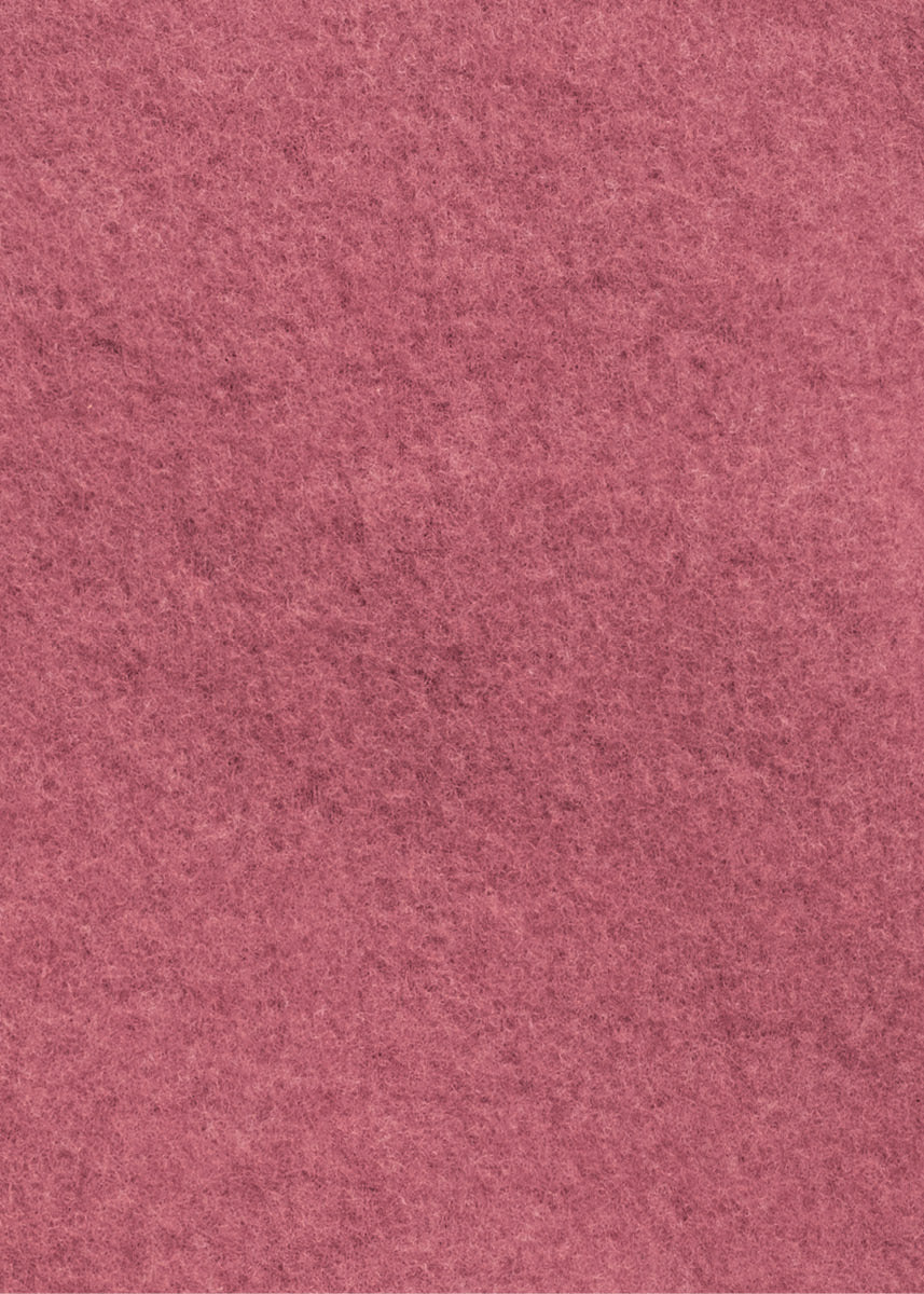 Jakke i ullfleece, dame - Mørk rose - swatch