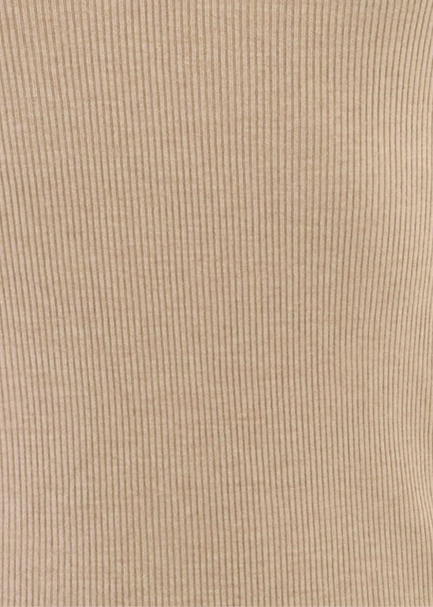 Kort bukse i ull med silke  - Latte - swatch