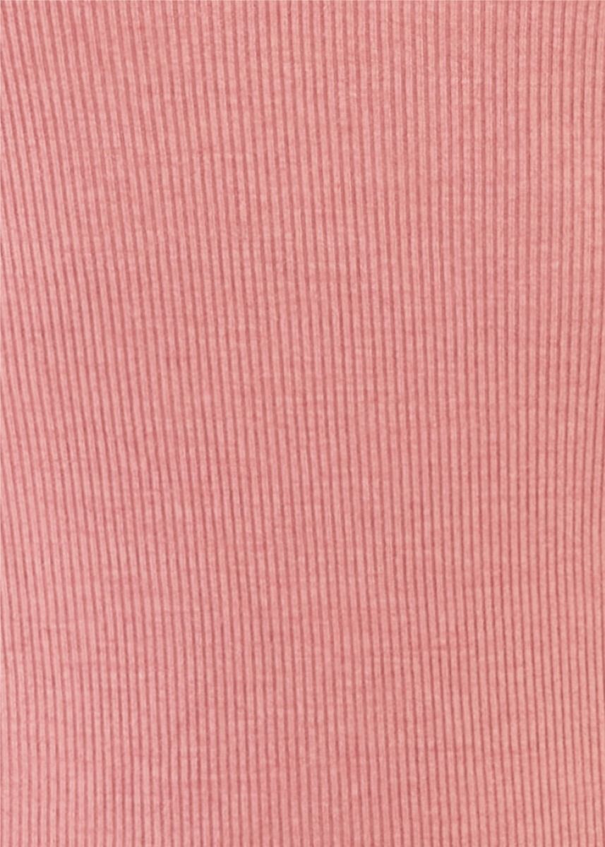 Singlet m/stropper i ull med silke - Lys rose - swatch