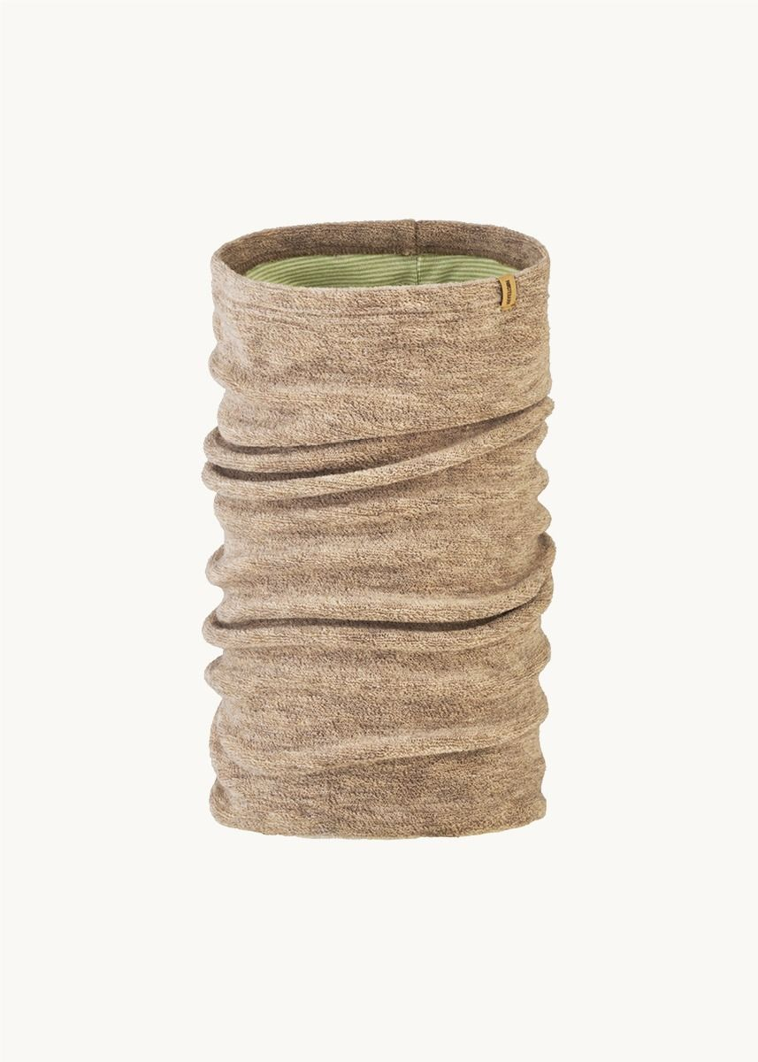 Dobbel tubehals i ullfrotté