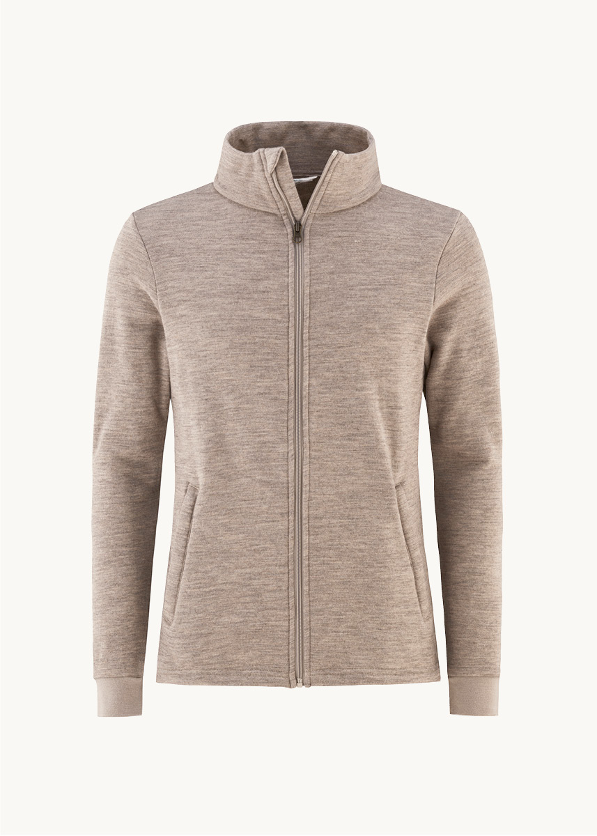 Herrejakke i ullfrott&eacute;