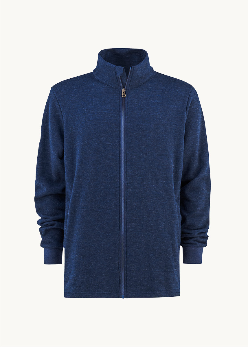 Herrejakke i ullfrott&eacute;