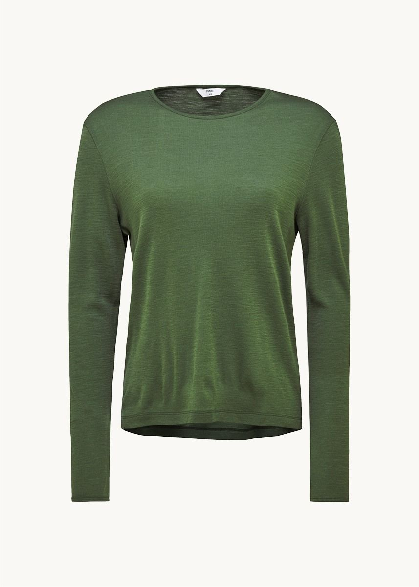 Genser i ull med avslappet fasong