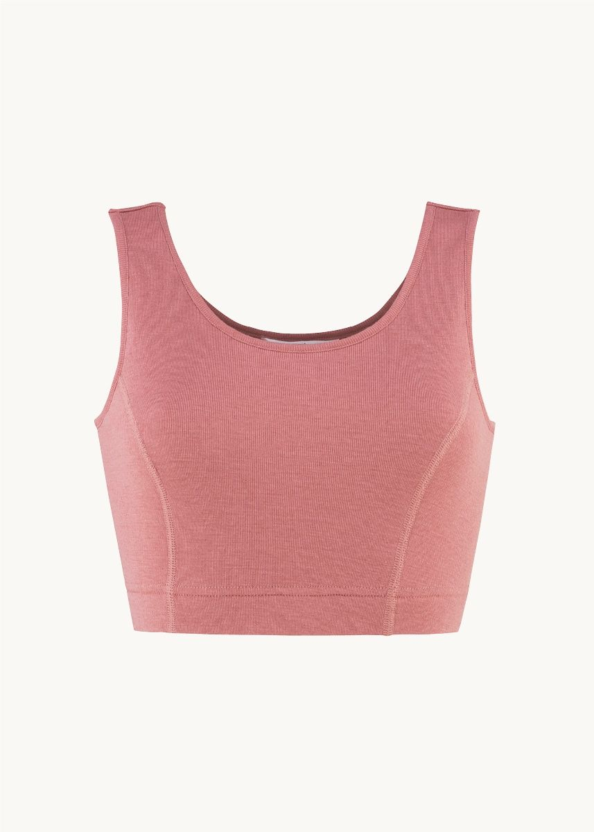 BH-topp i ull med silke 