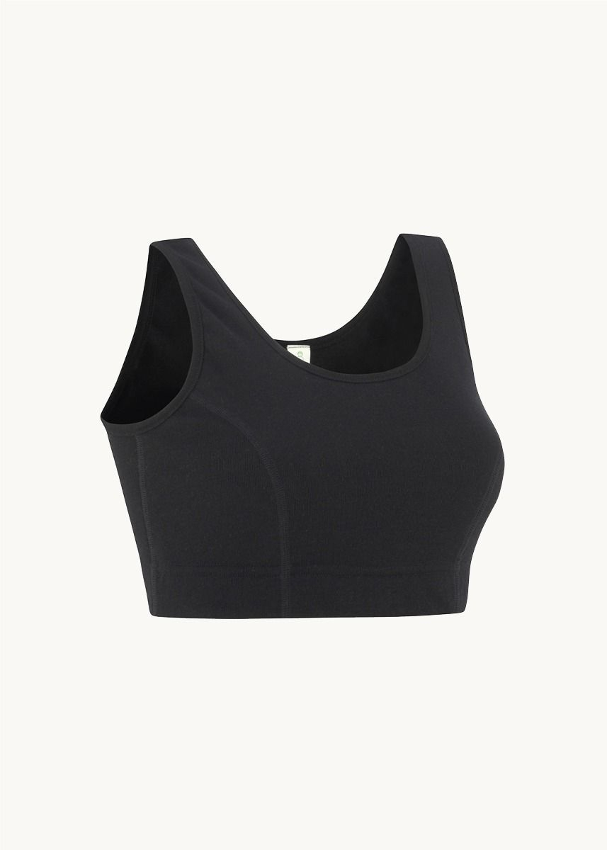 BH-topp i ull med silke 