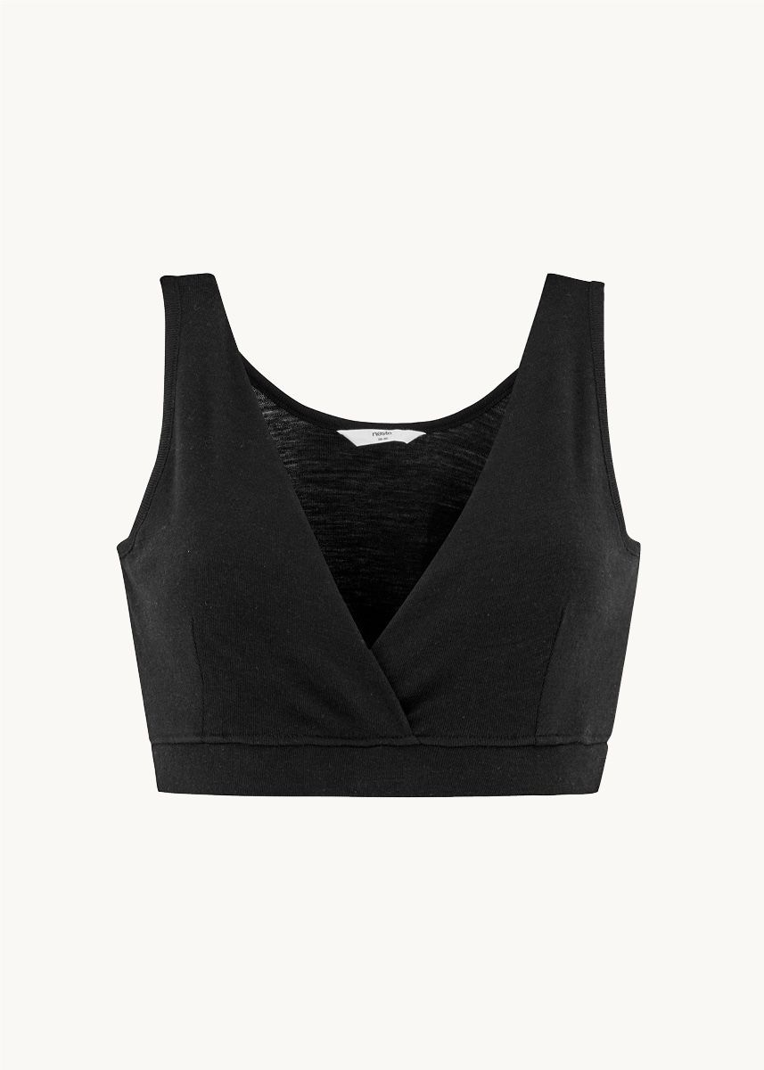 Amme-bh i ull med silke