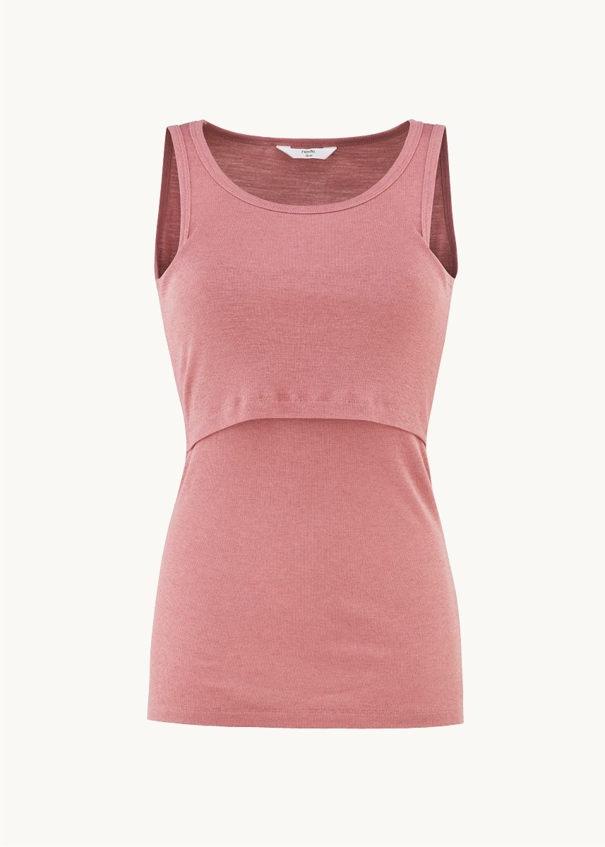 Ammetopp i ull med silke