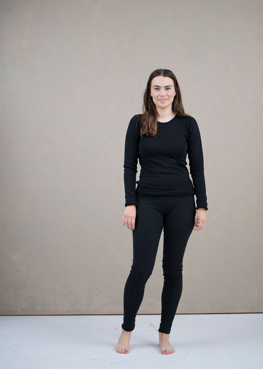 Ullongs i ull med silke, dame