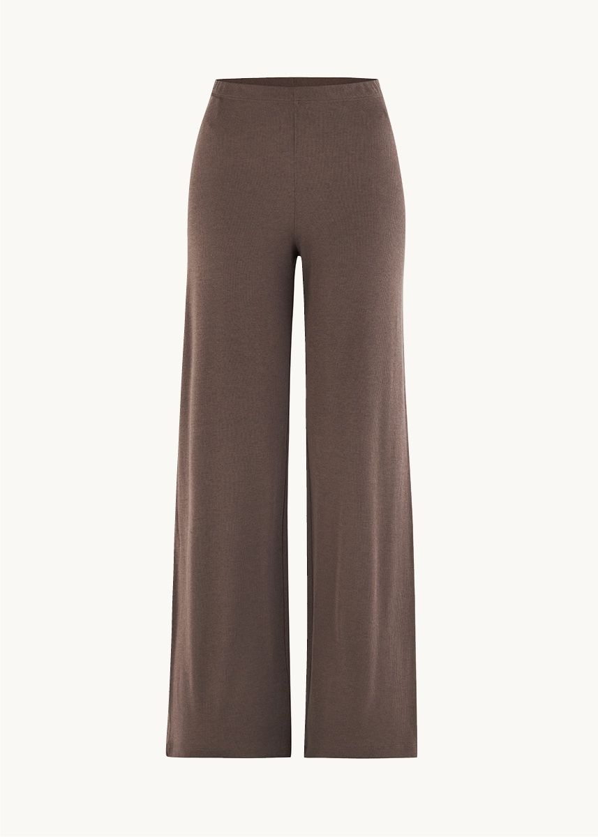 Vid bukse i ull med silke