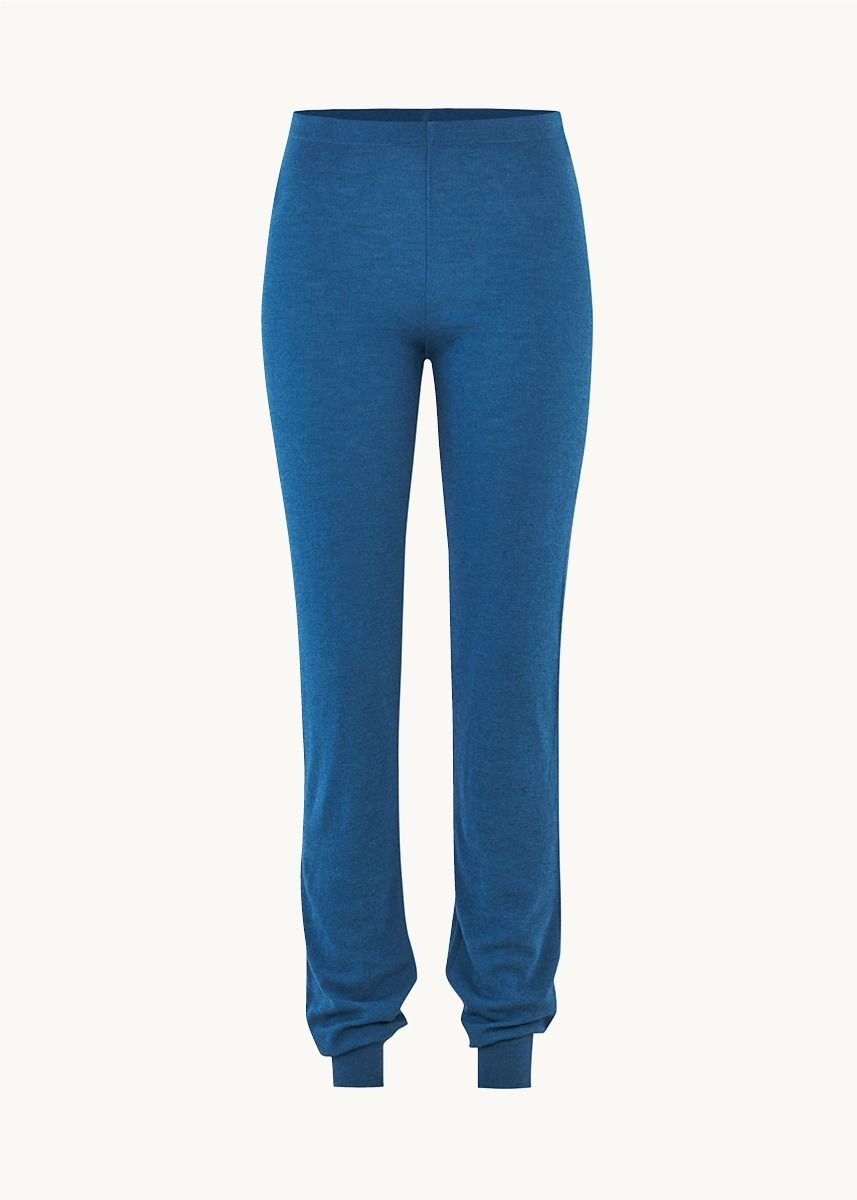 Joggebukse i ull med silke