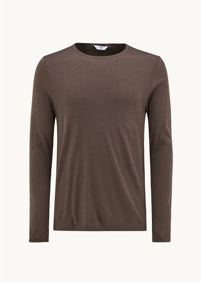 Genser i ull med silke, herre