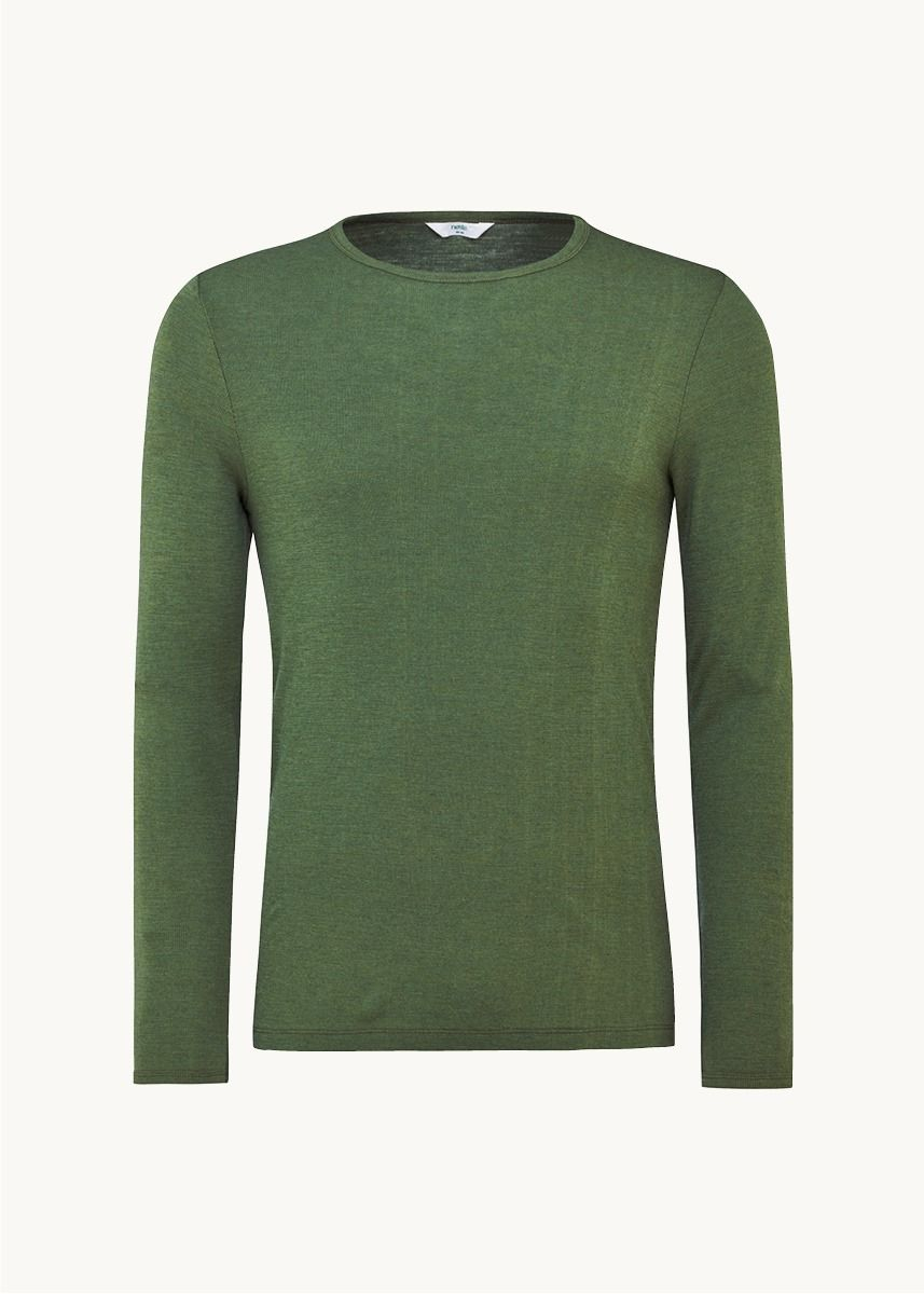 Genser i ull med silke, herre