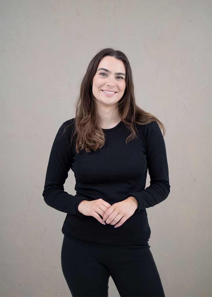 Genser i ull med silke, dame