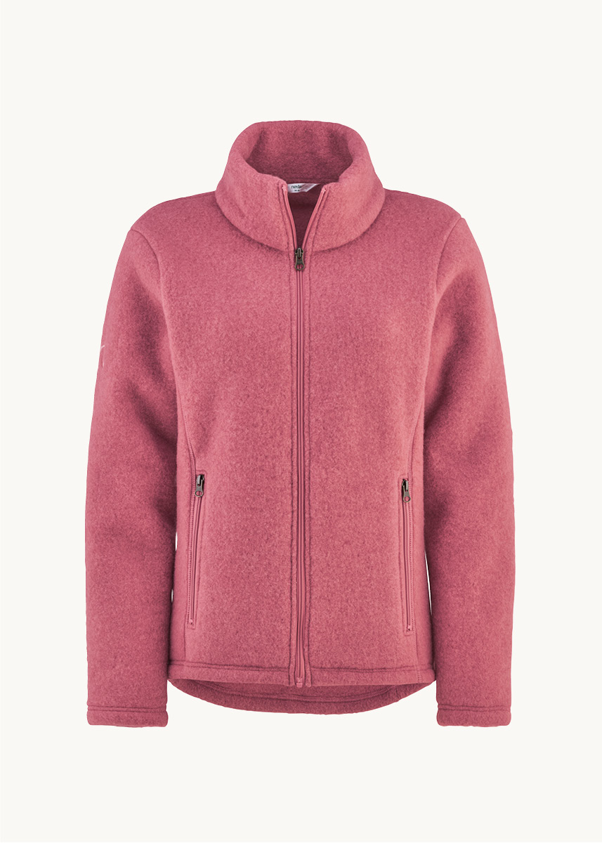 Jakke i ullfleece, dame